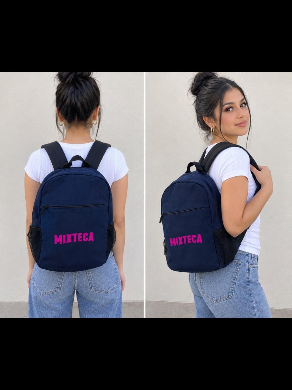 Mixteca brand new navy blue backpack